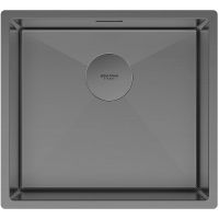 Кухонная мойка Paulmark Next 48 Uni PM214844-GM Вороненая сталь — фото 1, Кухонные мойки