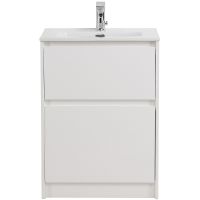 Тумба под раковину BelBagno Kraft 39 50 KRAFT39-500/390-2C-PIA-BO Bianco Opaco — фото 1, Тумбы под раковину