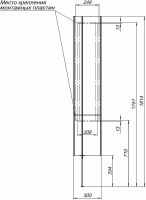 Шкаф пенал Allen Brau Reality 30 R 1.32001.PWM подвесной Папирус матовый — фото 22, Пеналы для ванной комнаты