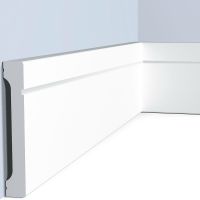 Плинтус HIWOOD B110V1L 2000x110x16 мм — фото 1, Плинтуса напольные