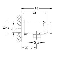 Товар: Шланговое подключение Grohe Rainshower 26659000 Хром - фото 7 Шланговое подключение Grohe Rainshower 26659000 Хром — фото 7, Шланговые подключения