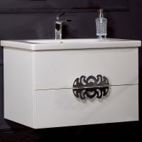 Тумба под раковину Boheme Armadi Art NeoArt 80 830-080-WH подвесная White — фото 1, Мебель для ванной