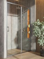 Товар: Душевая дверь в нишу Orange E02-130TCR 130 профиль Хром стекло прозрачное - фото 4 Душевая дверь в нишу Orange E02-130TCR 130 профиль Хром стекло прозрачное — фото 4, Душевые двери в нишу