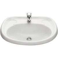 Раковина Santeri Воротынский 55 1.3111.7.S00.10B.0 Белая — фото 1, Раковины подвесные