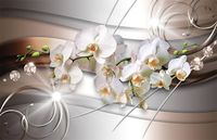 Фреска Ortograf 3D 6690 Фактура бархат FX Флизелин (4,2*2,7) Разноцветный, Цветы/Абстракция — фото 2, Фрески