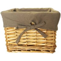 Корзина для аксессуаров WasserKRAFT WB-880-S Бежевая — фото 1, Аксессуары для ванной