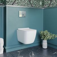 Товар: Комплект унитаза Berges Quattro S Rimless с инсталляцией Atom 043364 с сиденьем Микролифт и клавишей смыва Хром глянцевый - фото 16 Комплект унитаза Berges Quattro S Rimless с инсталляцией Atom 043364 с сиденьем Микролифт и клавишей смыва Хром глянцевый — фото 16, Унитазы