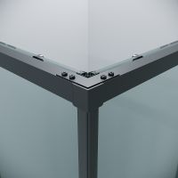 Товар: Душевой уголок Grossman Galaxy 90х90 300.K33.01.9090.21.00 профиль Черный матовый стекло прозрачное - фото 7 Душевой уголок Grossman Galaxy 90х90 300.K33.01.9090.21.00 профиль Черный матовый стекло прозрачное — фото 7, Квадратные душевые уголки