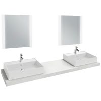 Раковина Jacob Delafon Vivienne 60 EXBH112-BCM Белая матовая — фото 4, Раковины накладные