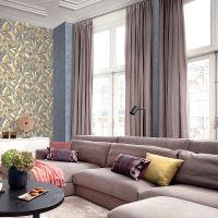 Обои RASCH Murano 645644 Винил на флизелине (1,06*10,05) Серый, Штукатурка — фото 4, Обои для стен