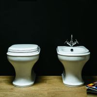 Товар: Унитаз Azzurra Charme CHVCTT000000BI приставной без сиденья - фото 3 Унитаз Azzurra Charme CHVCTT000000BI приставной без сиденья — фото 3, Унитазы