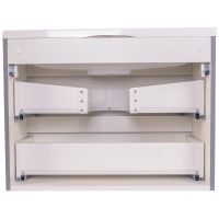 Тумба под раковину Style Line Бергамо 70 СС-00002319 подвесная Серая антискрейч — фото 4, Тумбы под раковину