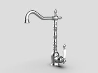 Смеситель для кухни GPD Retro MTE180 Хром — фото 2, Смесители