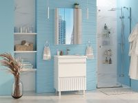 Товар: Тумба с раковиной Misty Мира 65 УТ000022681 Белая матовая - фото 6 Тумба с раковиной Misty Мира 65 УТ000022681 Белая матовая — фото 6, Мебель для ванной