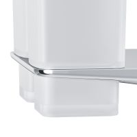 Стакан для зубных щеток AM.PM Inspire 2.0 A50A343400 двойной Хром Белый — фото 5, Стаканы для зубных щеток