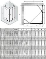 Товар: Душевой уголок New Trendy Avexa Black 100x120 профиль Черный стекло прозрачное арт-EXK-1619 - фото 13 Душевой уголок New Trendy Avexa Black 100x120 профиль Черный стекло прозрачное арт-EXK-1619 — фото 13, Прямоугольные душевые уголки
