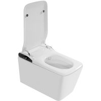 Унитаз биде Abber Rechteck AC1215S подвесной с сиденьем Микролифт — фото 3, Умные унитазы