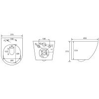 Товар: Унитаз Abber Bequem AC1100MW подвесной Белый матовый с сиденьем Микролифт - фото 11 Унитаз Abber Bequem AC1100MW подвесной Белый матовый с сиденьем Микролифт — фото 11, Подвесные унитазы
