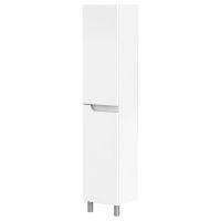 Шкаф пенал Orange Milano PM35-05KU Белый — фото 6, Пеналы для ванной комнаты