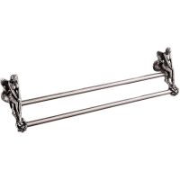 Полотенцедержатель Art&Max Fairy AM-B-0988-T двойной Серебро — фото 1, Полотенцедержатели