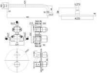 Товар: Душевая система Paffoni Light KITLIQ013NO с термостатом Черная матовая - фото 4 Душевая система Paffoni Light KITLIQ013NO с термостатом Черная матовая — фото 4, Встраиваемые душевые комплекты
