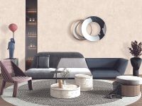 Обои Bernardo Bartalucci Bigi Флизелин (1,06*10) Бежевый, Штукатурка арт-5067-13 — фото 3, Обои