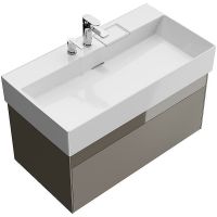 Тумба под раковину Kerama Marazzi Logica 90 LOG.90.2\SAN подвесная Песчаная — фото 3, Тумбы под раковину