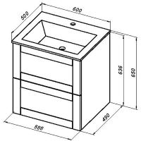 Товар: Тумба под раковину Aquanet Терра 60 313243 подвесная Маренго - фото 21 Тумба под раковину Aquanet Терра 60 313243 подвесная Маренго — фото 21, Тумбы под раковину