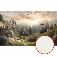 Товар: Фреска Ortograf Горы 33071 Фактура флок FLK Флизелин (4,5*2,7) Бежевый/Зеленый, Горы/Замки/Пейзаж - фото 1 Фреска Ortograf Горы 33071 Фактура флок FLK Флизелин (4,5*2,7) Бежевый/Зеленый, Горы/Замки/Пейзаж — фото 1, Фрески