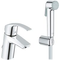 Товар: Смеситель для раковины Grohe Eurosmart 23124002 с гигиеническим душем Хром - фото 1 Смеситель для раковины Grohe Eurosmart 23124002 с гигиеническим душем Хром — фото 1, Смесители для раковины