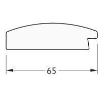 Зеркало Evoform Exclusive 112х52 BY 1147 с фацетом в багетной раме - Орех 65 мм — фото 5, Мебель для ванной