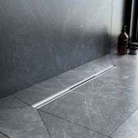 Душевой лоток AM.PM MasterFlow 60 W01SC-S11-060-05SB с решеткой Хром матовый Slim line — фото 3, Душевые лотки