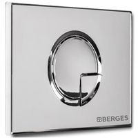 Клавиша смыва Berges Novum R3 040023 Хром — фото 2, Комплектующие для душевого оборудования