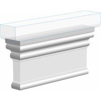 Дверной декор Ultrawood D 4100 195x89x30 мм — фото 1, Декоративные элементы