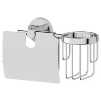 Держатель туалетной бумаги Artwelle Harmonie HAR 051 с крышкой Хром — фото 1, Держатели туалетной бумаги