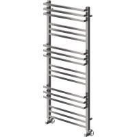 Водяной полотенцесушитель Terminus Нойс П18 500x1200 4630080268418 Хром, нижнее подключение, G 1/2" ВР, с комплектом вентилей — фото 1, Водяные полотенцесушители