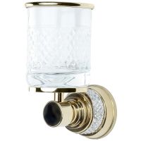 Стакан для зубных щеток Boheme Aura 10244-G Золото — фото 1, Мыльницы