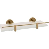 Стеклянная полка Rav Slezak Colorado COA0900/30Z Золото — фото 1, Полки для ванной и душа