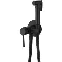 Товар: Гигиенический душ со смесителем Abber Wasser Kreis AF8125B Черный матовый - фото 1 Гигиенический душ со смесителем Abber Wasser Kreis AF8125B Черный матовый — фото 1, Гигиенические души