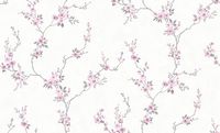 Обои Solo Sakura SL8666-21 Винил на флизелине (1,06*10) Белый/Розовый, Цветы — фото 2, Обои для стен