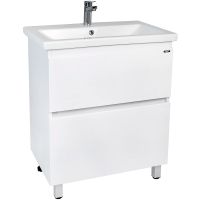 Тумба под раковину VIANT Мальта 70 VMAL70COBEL-T2Y Белая — фото 1, Тумбы под раковину