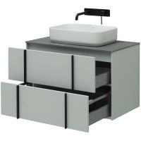 Тумба под раковину Allen Brau Reality 80 1.32005.PWM подвесная Папирус матовый — фото 41, Тумбы под раковину