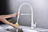 Товар: Смеситель для кухни Paulmark Halt Ha214021-431 Белый матовый - фото 5 Смеситель для кухни Paulmark Halt Ha214021-431 Белый матовый — фото 5, Смесители для кухни