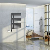 Электрический полотенцесушитель Boheme Venturo 721-B Черный матовый — фото 2, Электрические полотенцесушители