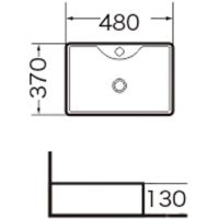Раковина-чаша Grossman 48 GR-3017 Белая — фото 4, Раковины накладные