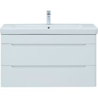 Товар: Тумба с раковиной Aquanet София 105 274196 подвесная Белый глянец - фото 2 Тумба с раковиной Aquanet София 105 274196 подвесная Белый глянец — фото 2, Тумбы с раковиной