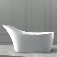 Ванна из искусственного камня Abber Stein 169x75 AS9618 без гидромассажа — фото 1, Ванны из искусственного камня