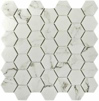 Мозаика Bonaparte Стеклянная Volume White 30х30,3 см — фото 1, Мозаика