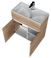 Товар: Тумба с раковиной 1MarKa Mira 60Н У83303 Дуб сонома - фото 2 Тумба с раковиной 1MarKa Mira 60Н У83303 Дуб сонома — фото 2, Тумбы с раковиной