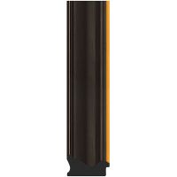 Зеркало Evoform Exclusive 114х54 BY 3927 с фацетом в багетной раме - Черное дерево с золотом 71 мм — фото 2, Мебель для ванной